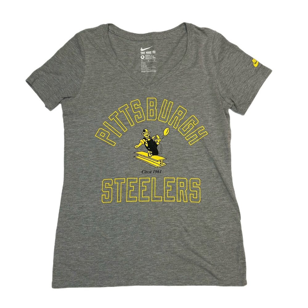 The Nike Tee NFL Pittsburgh Steelers Athletic Cut T-Shirt-Women’s Medium